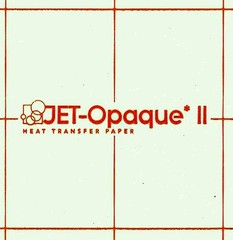INKJET TRANSFER PAPER FOR DARK FABRIC: NEENAH “JET OPAQUE II” (8.5″X11″) 100 CT