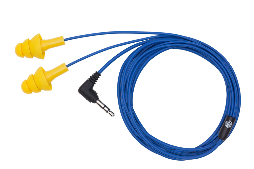 Plugfones Earplug Headphones earbuds and earplugs with music