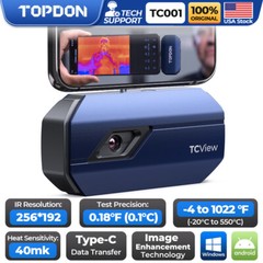 TOPDON TC001 Thermal Camera for Android USB Type-C 256×192 IR High Resolution
