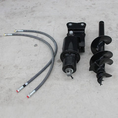 Mini Excavator Attachment Hydraulic 200mm Auger Drill with 30mm Pin FREE SHIP