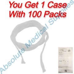 *100-Packs* DeRoyal Umbilical Tape 0.125″ x 30″ White Cotton Sterile 31-251