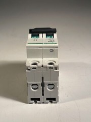 ONE (1) SCHNEIDER ELECTRIC C60N D2A 2-Pole Circuit Breaker 2A 415V 10KA (USED)