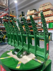 JMA 48in Backhoe Brush Rake 6.5-9 Ton 45mm Pin-On Land Clearing Grapple Steel