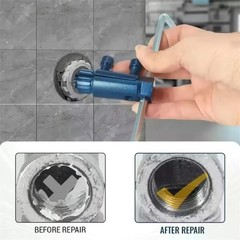 Pipe Thread Extractor compatible with wrenches due to its hexagonal design