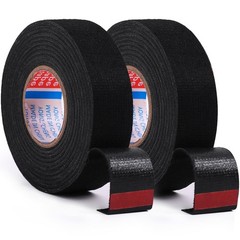 2 Rolls 50Ft Automotive Wire Harness Cloth Tape Heat Resistant Noise Dampening