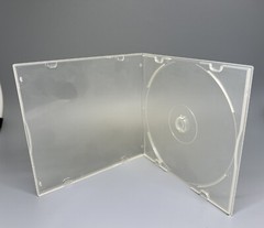 100 NEW 5.2MM SLIM SINGLE POLY CD CASE, 4 TABS, NO SLEEVE, 5 COLORS, PP-MS-SD5