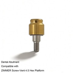 Overdenture Abutment For Zest locator Legacy Anchor ZIMMER TSV 3.5/4.5 Hex Plat