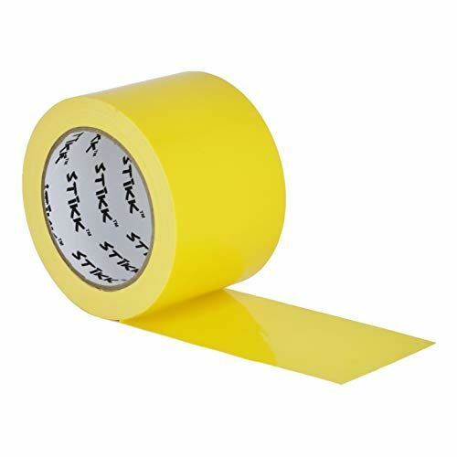 3″ x 25 yd 7.5 Mil Thick Yellow Duct Tape PE Coated Weather Resistant (2.83 in)