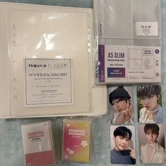 Kpop Binder Photocard White Matte 4-Pocket Page 6 Ring Sakura Sleeves Kpop USA
