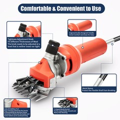 Electric Shearing Clipper Shears Sheep Wool Goat Shear Machine Clipper Cutter