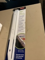 Rubbermaid Magazine Holder Three-Ring Binder 12 Magazine Holders Plastic clear