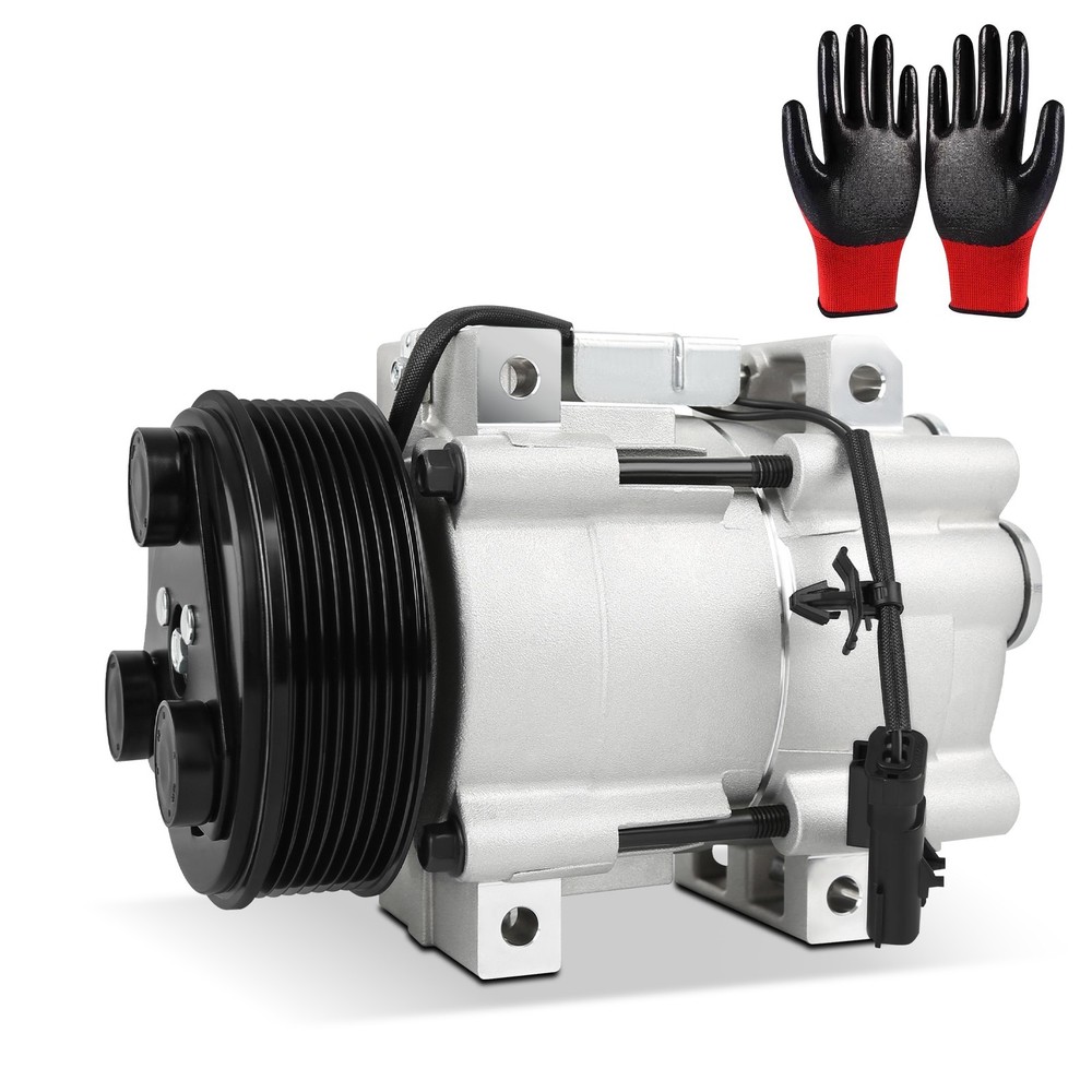 AC Compressor with 8-Groove Pulley for Dodge Ram 2500 3500 06-09 4500 55111411AE