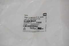 Harting Female Modular Connector Han MOD-F-C 40A 09140023102 (New – Lot of 4)
