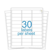 100-2000 Sheet Mailing Address Barcode Shipping Label Self Adhesive 30 Per Sheet
