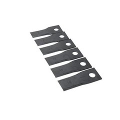 Disc Mower Knives Type 5 Top Bevel 11° Twist Clockwise Rotation 6 Pack