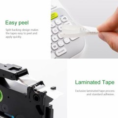 10PK TZE-231 Replace for Brother P-Touch Label Tape Cassette 12mm Black on White
