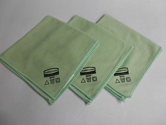 3 RUBBERMAID Q620 Commercial Microfiber Cloths 16 x16 Towel Glass Car Boat Clean