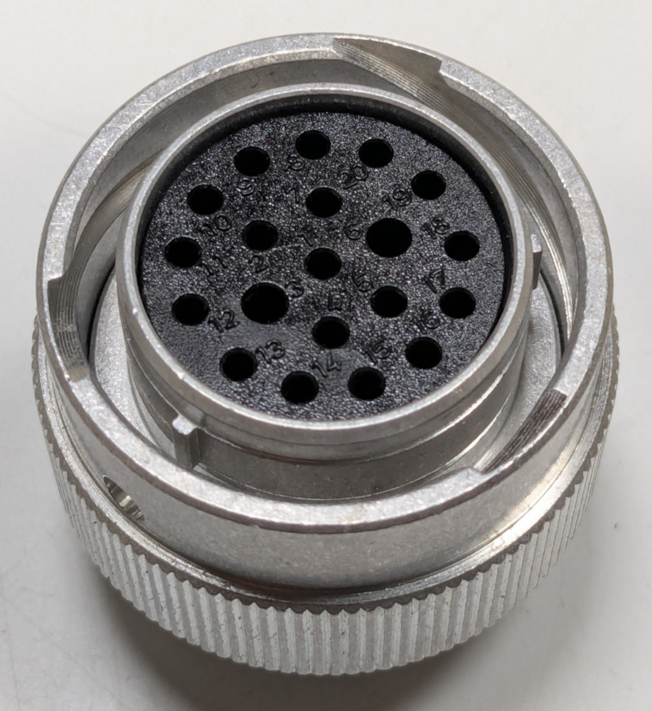 NEW Deutsch TE Automotive HD36-18-20SN 20 Socket Circular Connector – Aluminum