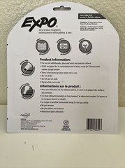 EXPO 12Count Low-Odor Dry Erase Markers Chisel Tip Assorted Colors