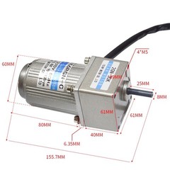 High Torque Electric 110V AC Gear Motor Variable Speed 50/60HZ 12RPM 6W 120K …