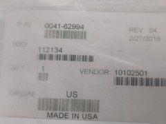 Applied Materials AMAT 0041-62994 BLANKOFF PLATE SLIT VALVE CVD ENDURA2