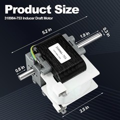Furnace Inducer Draft Motor Replacement – Compatible with Multiple Brands