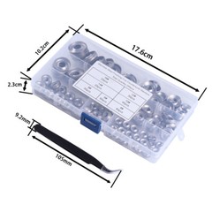 295PCS Countersunk Washers,304 Stainless Steel Finish washers #4#6#8#10#12#14#16