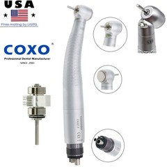 US COXO Dental Handpiece High Speed Turbine Self Power LED Shadowless 4 Hole NSK