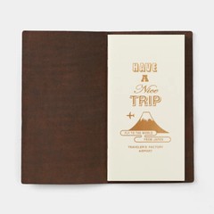 NEW Traveler’s Factory Leather Notebook Organizer Planner Narita Airport Edition