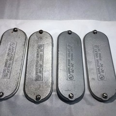 Appleton K125&150-CM, Conduit Outlet Body Cover ( Sold In Lot of 4 ) J-10
