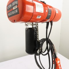 CM Lodestar Model F 1/2Ton 1000LB Electric Chain Hoist 20’Lift 16FPM 230/460 3Ph