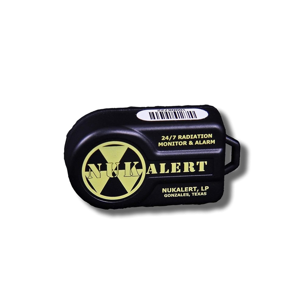 NukAlert Nuclear Radiation Detector & Monitor Keychain Portable Radiation Alarm