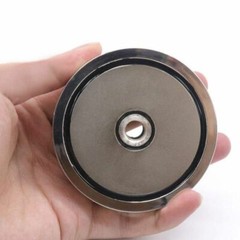 Double Sided Super Strong Neodymium Fishing Magnet 400/600/800LB Pulling Force