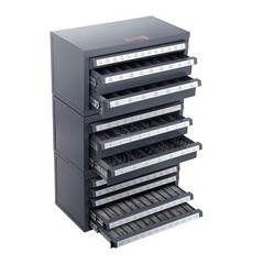 VEVOR Drill Bit Dispenser Organizer Cabinet 3 Pieces Three-Drawer Five-Drawer