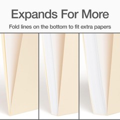 Oxford File Folders, 36 Pack, Letter Size (8.5″ x 11″), 3 Letter, Manila