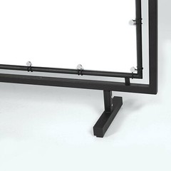 Street Barrier Crowd Control Security Sidewalk Advertising Banner 65×24 Black