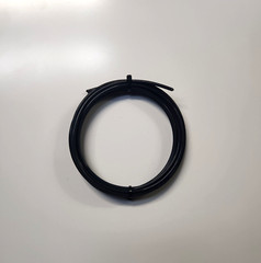12 AWG, Black, Mil-Spec Wire, M16878/5 (PTFE) Stranded Silver Plated 10 ft.