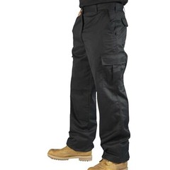 Men’s Summer Work Trouser Cargo Combat KneePads 6 Pockets Mechanic Tool Safety