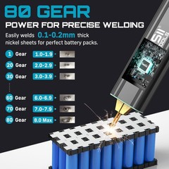Seesii OLED Portable Spot Welder for 21700 18650 Battery Spot Welder 5000mAh