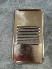 Stainless Drip Tray Grate Approx 4 5/8” X 8 1/2” X 3/8” Unknown Brand, See Pics