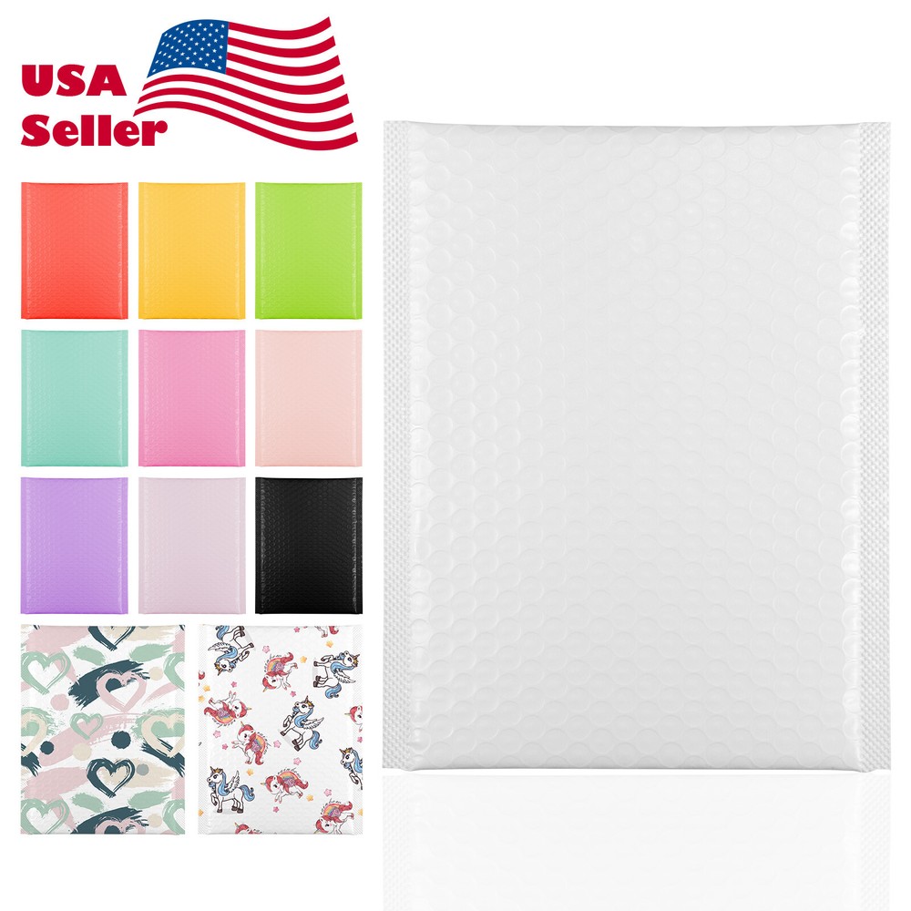 10″x14.5″ PO Poly Bubble Mailers Shipping Mailing Padded Bags Envelopes