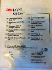 3M Sof-Lex soflex Discs Pack of 85 Blue Series 1982F Fine 1/2″ 12.7mm Dental