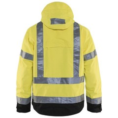 Blaklader 4937 Hi-Visibility Yellow Gray XXL Protective Jacket Reflective Strips
