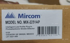 Mircom MIX-2251AP Advanced Protocol Photoelectric Smoke Detector Brand New USA