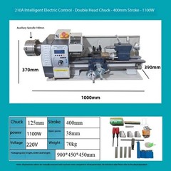 WM210V Lathe High-Precision Imported Compact Lathe Multi-Functional Lathe