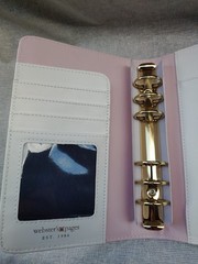 NIB Webster’s Pages Small Planner Spiral Notebook, White Floral, No Calendar