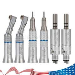 1-5X USA Dental Slow Low Speed Handpiece Straight Contra Angle Motor 2/4H L