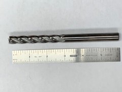 7/16″ 4 FLUTE XX-LONG LENGHT CARBIDE END MILL 3″ LOC X 6″ OVAL HTC 770-4436