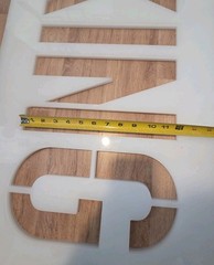 12″×66-3/4″ L NO PARKING Stencil 1/8″ LDPE Reusable Lot Of 4