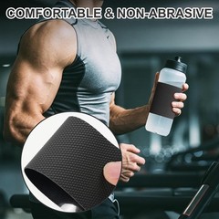 Black Rubber Grip Tape 1in x 16.5ft Ultra-Thin Ultra Strong Adhesive Anti-Slip